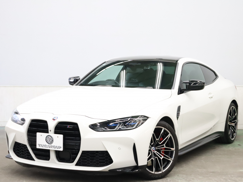 BMW Mシリーズ M4 ｺﾝﾍﾟﾃｨｼｮﾝ FR ｺﾝﾌｫｰﾄA&ﾊﾟｰｷﾝｸﾞｱｼｽﾄP ﾄﾞﾗｲﾋﾞﾝｸﾞｱｼｽﾄﾌﾟﾛﾌｪｯｼｮﾅﾙ　現行ﾓﾃﾞﾙ 黒革Mｼｰﾄ ﾍﾞﾝﾁﾚｰﾀｰ 10.25ｲﾝﾁ純正ﾅﾋﾞTV harman/Kardon 360ｶﾒﾗ ｶｰﾎﾞﾝｲﾝﾃﾘｱ Mﾌﾞﾚｰｷｼｽﾃﾑ  M専用ｴｱﾛ＆19ｲﾝﾁAW(ｽﾀｲﾘﾝｸﾞ825M)　2年保証