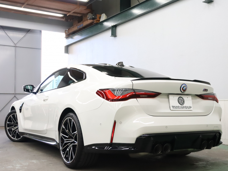 BMW Mシリーズ M4 ｺﾝﾍﾟﾃｨｼｮﾝ FR ｺﾝﾌｫｰﾄA&ﾊﾟｰｷﾝｸﾞｱｼｽﾄP ﾄﾞﾗｲﾋﾞﾝｸﾞｱｼｽﾄﾌﾟﾛﾌｪｯｼｮﾅﾙ　現行ﾓﾃﾞﾙ 黒革Mｼｰﾄ ﾍﾞﾝﾁﾚｰﾀｰ 10.25ｲﾝﾁ純正ﾅﾋﾞTV harman/Kardon 360ｶﾒﾗ ｶｰﾎﾞﾝｲﾝﾃﾘｱ Mﾌﾞﾚｰｷｼｽﾃﾑ  M専用ｴｱﾛ＆19ｲﾝﾁAW(ｽﾀｲﾘﾝｸﾞ825M)　2年保証