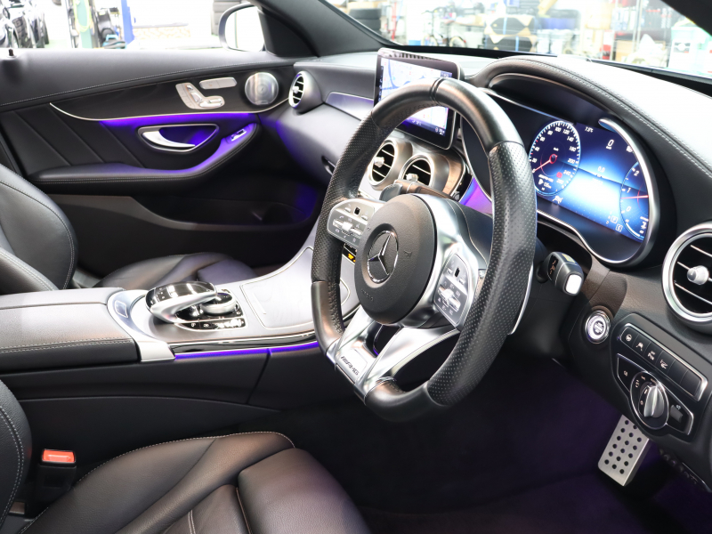 AMG Cクラス C43 4MATIC ｴｸｽｸﾙｰｼﾌﾞ&ﾚｰﾀﾞｰSP　後期 黒革 純正ﾅﾋﾞTV ﾌﾞﾙﾒｽﾀｰS HUD Bｶﾒﾗ 自動ﾄﾗﾝｸ&ﾌｯﾄﾄﾗﾝｸｵｰﾌﾟﾅｰ LEDﾍｯﾄﾞﾗｲﾄ AMGｴｱﾛ&19AW AMGｴｸﾞｿﾞｰｽﾄ　2年保証