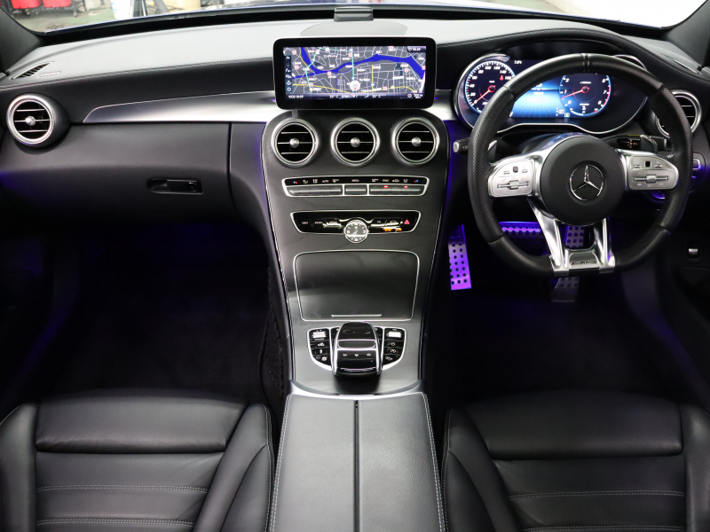 AMG Cクラス C43 4MATIC ｴｸｽｸﾙｰｼﾌﾞ&ﾚｰﾀﾞｰSP　後期 黒革 純正ﾅﾋﾞTV ﾌﾞﾙﾒｽﾀｰS HUD Bｶﾒﾗ 自動ﾄﾗﾝｸ&ﾌｯﾄﾄﾗﾝｸｵｰﾌﾟﾅｰ LEDﾍｯﾄﾞﾗｲﾄ AMGｴｱﾛ&19AW AMGｴｸﾞｿﾞｰｽﾄ　2年保証