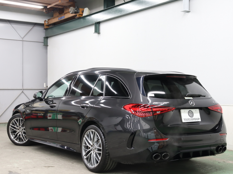 AMG Cクラス C43 4MATIC ｽﾃｰｼｮﾝﾜｺﾞﾝ ﾚｰﾀﾞｰSP BSG搭載　1ｵｰﾅｰ 黒革 ﾊﾟﾉﾗﾏSR 純正HDDﾅﾋﾞ ﾌﾞﾙﾒｽﾀｰS HUD Carplay 360ｶﾒﾗ 自動Rｹﾞｰﾄ AMGｻｽﾍﾟﾝｼｮﾝ AMGﾘｱﾙﾊﾟﾌｫｰﾏﾝｽｻｳﾝﾄﾞ AMGﾅｲﾄPKG AMGｴｱﾛ&19ｲﾝﾁAW　2年保証付