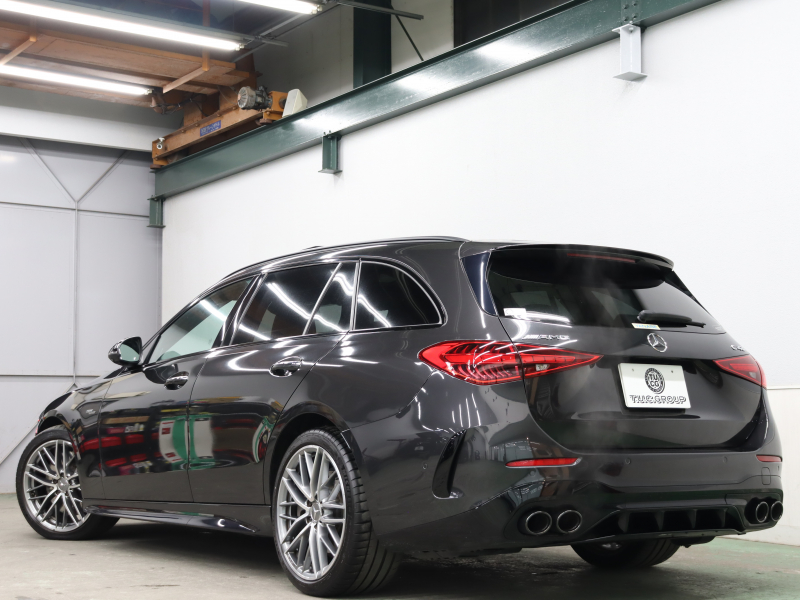 AMG Cクラス C43 4MATIC ｽﾃｰｼｮﾝﾜｺﾞﾝ ﾚｰﾀﾞｰSP BSG搭載　1ｵｰﾅｰ 黒革 ﾊﾟﾉﾗﾏSR 純正HDDﾅﾋﾞ ﾌﾞﾙﾒｽﾀｰS HUD Carplay 360ｶﾒﾗ 自動Rｹﾞｰﾄ AMGｻｽﾍﾟﾝｼｮﾝ AMGﾘｱﾙﾊﾟﾌｫｰﾏﾝｽｻｳﾝﾄﾞ AMGﾅｲﾄPKG AMGｴｱﾛ&19ｲﾝﾁAW　2年保証付