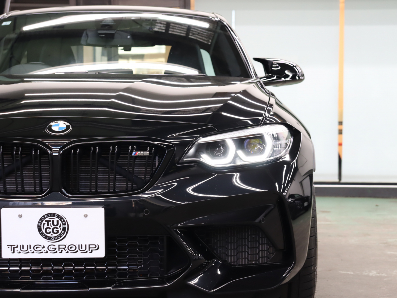 BMW Mシリーズ M2 ｺﾝﾍﾟﾃｨｼｮﾝ　後期LCI ｺﾝﾌｫｰﾄA ｲﾝﾃﾘｼﾞｪﾝﾄS 黒革 純正Idriveﾅﾋﾞ harman/kardon Bｶﾒﾗ ｸﾙｺﾝ LEDﾍｯﾄﾞﾗｲﾄ ｶｰﾎﾞﾝｲﾝﾃﾘｱ Mﾌﾞﾚｰｷｷｬﾘﾊﾟｰ Mｴｱﾛ&19ｲﾝﾁAW　2年保証付