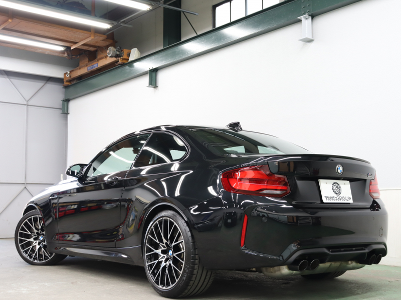 BMW Mシリーズ M2 ｺﾝﾍﾟﾃｨｼｮﾝ　後期LCI ｺﾝﾌｫｰﾄA ｲﾝﾃﾘｼﾞｪﾝﾄS 黒革 純正Idriveﾅﾋﾞ harman/kardon Bｶﾒﾗ ｸﾙｺﾝ LEDﾍｯﾄﾞﾗｲﾄ ｶｰﾎﾞﾝｲﾝﾃﾘｱ Mﾌﾞﾚｰｷｷｬﾘﾊﾟｰ Mｴｱﾛ&19ｲﾝﾁAW　2年保証付