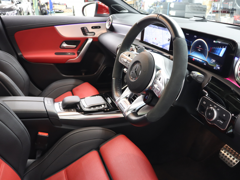 AMG CLAクラス CLA45S 4MATIC+ ｼｭｰﾃｨﾝｸﾞﾌﾞﾚｰｸ AMGｱﾄﾞﾊﾞﾝｽﾄﾞ&ﾊﾟﾌｫｰﾏﾝｽPKG　赤/黒革 ﾍﾞﾝﾁﾚｰﾀｰ ﾊﾟﾉﾗﾏSR 純正ﾅﾋ 360ｶﾒﾗ HUD ﾜｲﾔﾚｽﾁｬｰｼﾞﾝｸﾞ AMGﾊﾟﾌｫｰﾏﾝｽｴｸﾞｿﾞｰｽﾄ AMGﾊﾟﾌｫｰﾏﾝｽｼｰﾄ AMGｻｽﾍﾟﾝｼｮﾝ AMGｴｱﾛ&19ｲﾝﾁAW　2年保証
