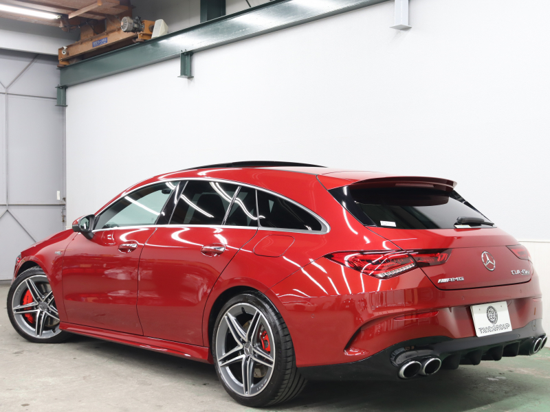 AMG CLAクラス CLA45S 4MATIC+ ｼｭｰﾃｨﾝｸﾞﾌﾞﾚｰｸ AMGｱﾄﾞﾊﾞﾝｽﾄﾞ&ﾊﾟﾌｫｰﾏﾝｽPKG　赤/黒革 ﾍﾞﾝﾁﾚｰﾀｰ ﾊﾟﾉﾗﾏSR 純正ﾅﾋ 360ｶﾒﾗ HUD ﾜｲﾔﾚｽﾁｬｰｼﾞﾝｸﾞ AMGﾊﾟﾌｫｰﾏﾝｽｴｸﾞｿﾞｰｽﾄ AMGﾊﾟﾌｫｰﾏﾝｽｼｰﾄ AMGｻｽﾍﾟﾝｼｮﾝ AMGｴｱﾛ&19ｲﾝﾁAW　2年保証