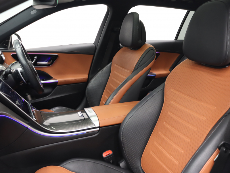 AMG Cクラス C43 4MATIC ｽﾃｰｼｮﾝﾜｺﾞﾝ ﾚｰﾀﾞｰ&ﾅｲﾄPKG　 BSG搭載 現行ﾓﾃﾞﾙ 1ｵｰﾅｰ 茶/黒革 ﾍﾞﾝﾁﾚｰﾀｰ ﾊﾟﾉﾗﾏSR 純正ﾅﾋﾞ ﾌﾞﾙﾒｽﾀｰS HUD Carplay 360ｶﾒﾗ AMGｻｽﾍﾟﾝｼｮﾝ AMGﾘｱﾙﾊﾟﾌｫｰﾏﾝｽｻｳﾝﾄﾞ AMGｴｱﾛ&19ｲﾝﾁAW　2年保証付