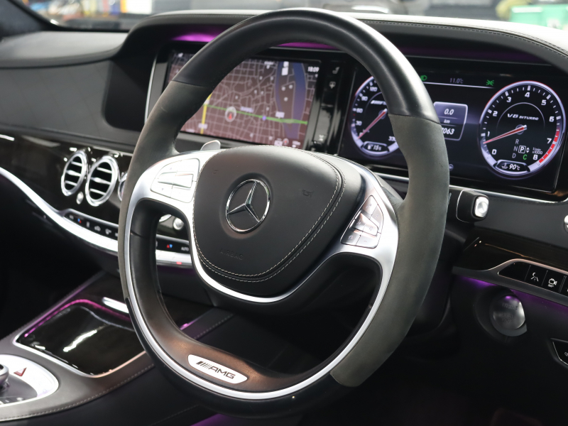 AMG Sクラス S63 ﾛﾝｸﾞ AMGﾀﾞｲﾅﾐｯｸPKG　 黒革 ﾊﾟﾉﾗﾏSR ﾍﾞﾝﾁﾚｰﾀｰ ｼｰﾄﾋｰﾀｰ ﾀﾞｲﾅﾐｯｸｼｰﾄ ﾏｯｻｰｼﾞ ﾅﾋﾞTV ﾌﾞﾙﾒｽﾀｰS  360ｶﾒﾗ ｲｰｼﾞｰｸﾛｰｼﾞｬｰ LEDﾍｯﾄﾞﾗｲﾄ ﾏｼﾞｯｸﾎﾞﾃﾞｨｺﾝﾄﾛｰﾙ  AMGｴｱﾛ&20AW　2年保証