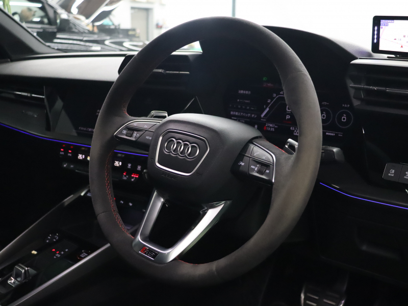 アウディ RS3 ﾍﾞｰｽｸﾞﾚｰﾄﾞ RSﾃﾞｻﾞｲﾝPKGﾚｯﾄﾞ ﾌﾞﾗｯｸｽﾀｲﾘﾝｸﾞPKG　黒革ｼｰﾄ ﾊﾟﾉﾗﾏSR MMIﾅﾋﾞTV Bang&Olufsen Bluetooth Bｶﾒﾗ ﾏﾄﾘｸｽLEDﾗｲﾄ ﾊﾞｰﾁｬﾙｺｸﾋﾟｯﾄ 純正19ｲﾝﾁAW　2年保証