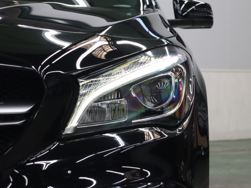 AMG CLAクラス CLA45 4MATIC ﾚｰﾀﾞｰSP　黒革 ｼｰﾄﾋｰﾀｰ 純正HDDﾅﾋﾞTV Bluetooth Carplay Bｶﾒﾗ LEDﾍｯﾄﾞﾗｲﾄ AMGｻｽﾍﾟﾝｼｮﾝ AMG強化ﾌﾞﾚｰｷ AMGｴｱﾛ&AMG18AW　2年保証