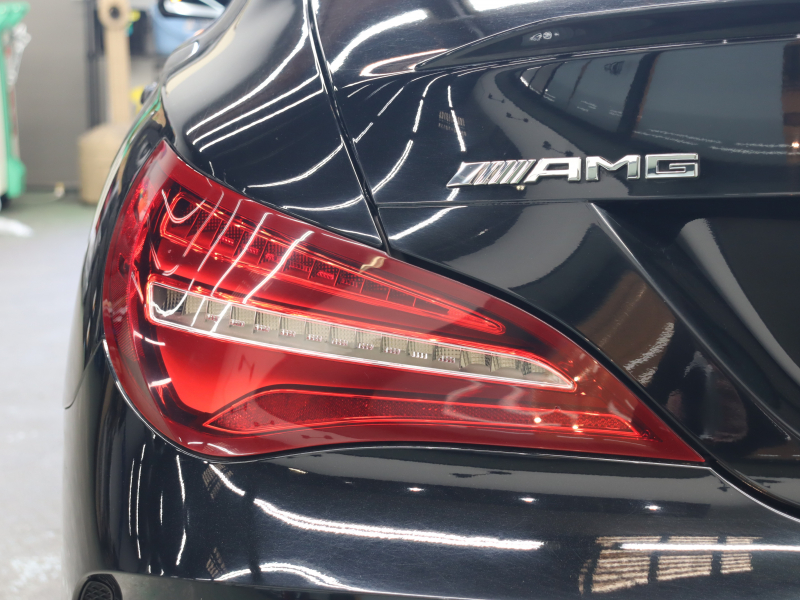 AMG CLAクラス CLA45 4MATIC ﾚｰﾀﾞｰSP　黒革 ｼｰﾄﾋｰﾀｰ 純正HDDﾅﾋﾞTV Bluetooth Carplay Bｶﾒﾗ LEDﾍｯﾄﾞﾗｲﾄ AMGｻｽﾍﾟﾝｼｮﾝ AMG強化ﾌﾞﾚｰｷ AMGｴｱﾛ&AMG18AW　2年保証