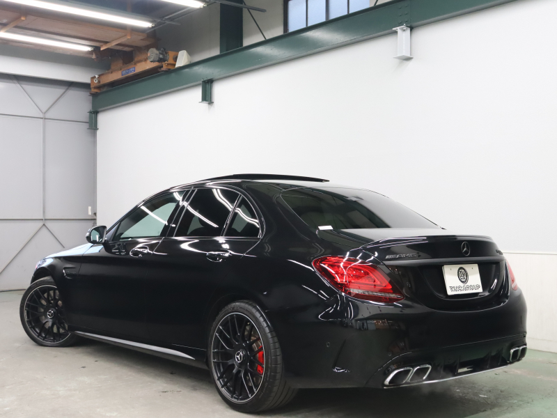 AMG Cクラス C63s ﾚｰﾀﾞｰSP　後期 黒革 ｼｰﾄﾋｰﾀｰ ﾅﾋﾞTV Carplay Bｶﾒﾗ LEDﾍｯﾄﾞﾗｲﾄ 自動Rｹﾞｰﾄ AMGｽﾀｲﾘﾝｸﾞPKG AMGﾄﾞﾗｲﾊﾞｰｽPKG AMGﾊﾟﾌｫｰﾏﾝｽｴｸﾞｿﾞｰｽﾄ AMG強化ﾌﾞﾚｰｷ AMG19ｲﾝﾁAW(ﾏｯﾄﾌﾞﾗｯｸ)　2年保証