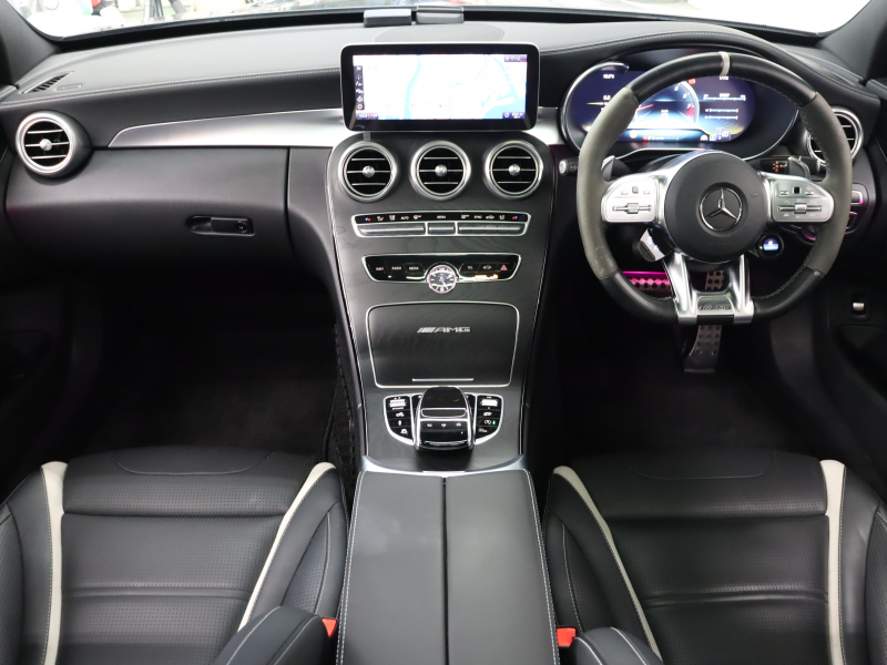 AMG Cクラス C63s ﾚｰﾀﾞｰSP　後期 黒革 ｼｰﾄﾋｰﾀｰ ﾅﾋﾞTV Carplay Bｶﾒﾗ LEDﾍｯﾄﾞﾗｲﾄ 自動Rｹﾞｰﾄ AMGｽﾀｲﾘﾝｸﾞPKG AMGﾄﾞﾗｲﾊﾞｰｽPKG AMGﾊﾟﾌｫｰﾏﾝｽｴｸﾞｿﾞｰｽﾄ AMG強化ﾌﾞﾚｰｷ AMG19ｲﾝﾁAW(ﾏｯﾄﾌﾞﾗｯｸ)　2年保証