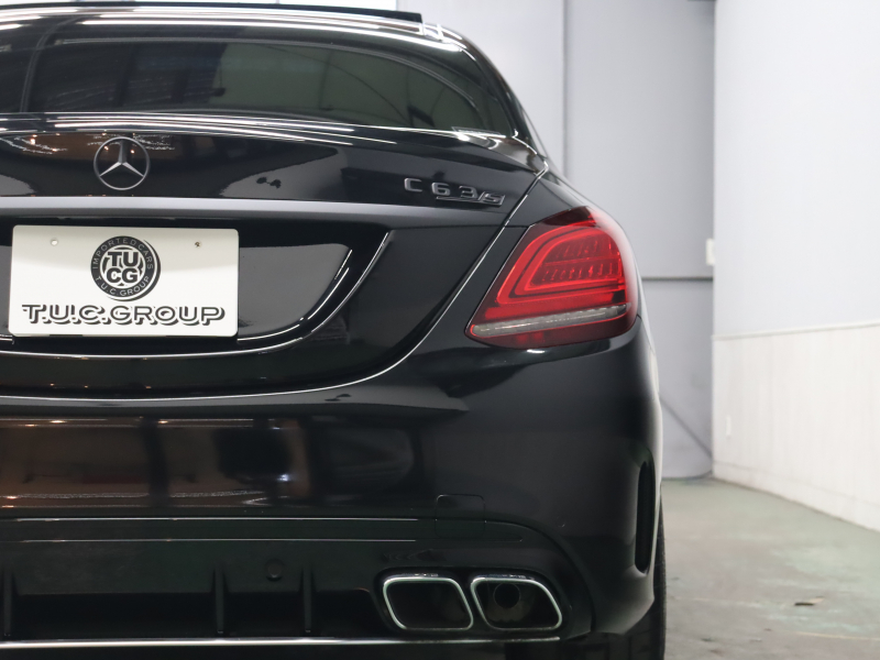 AMG Cクラス C63s ﾚｰﾀﾞｰSP　後期 黒革 ｼｰﾄﾋｰﾀｰ ﾅﾋﾞTV Carplay Bｶﾒﾗ LEDﾍｯﾄﾞﾗｲﾄ 自動Rｹﾞｰﾄ AMGｽﾀｲﾘﾝｸﾞPKG AMGﾄﾞﾗｲﾊﾞｰｽPKG AMGﾊﾟﾌｫｰﾏﾝｽｴｸﾞｿﾞｰｽﾄ AMG強化ﾌﾞﾚｰｷ AMG19ｲﾝﾁAW(ﾏｯﾄﾌﾞﾗｯｸ)　2年保証