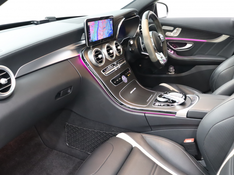 AMG Cクラス C63s ﾚｰﾀﾞｰSP　後期 黒革 ｼｰﾄﾋｰﾀｰ ﾅﾋﾞTV Carplay Bｶﾒﾗ LEDﾍｯﾄﾞﾗｲﾄ 自動Rｹﾞｰﾄ AMGｽﾀｲﾘﾝｸﾞPKG AMGﾄﾞﾗｲﾊﾞｰｽPKG AMGﾊﾟﾌｫｰﾏﾝｽｴｸﾞｿﾞｰｽﾄ AMG強化ﾌﾞﾚｰｷ AMG19ｲﾝﾁAW(ﾏｯﾄﾌﾞﾗｯｸ)　2年保証