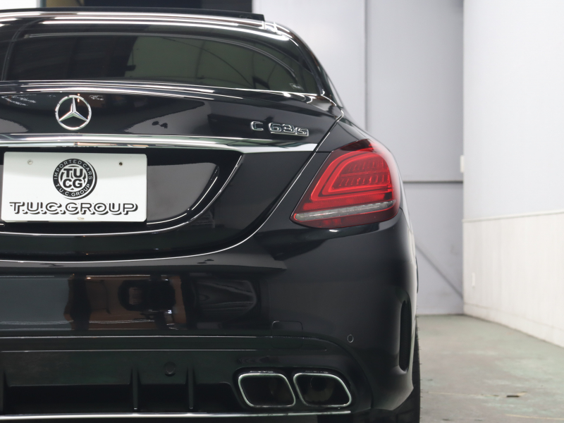 AMG Cクラス C63s ﾚｰﾀﾞｰ&ｺﾝﾌｫP　後期 黒革 ｼｰﾄﾋｰﾀｰ 純正ﾅﾋﾞTV Carplay Bｶﾒﾗ Brumester LED 自動Rｹﾞｰﾄ AMGｽﾀｲﾘﾝｸﾞPKG AMGﾄﾞﾗｲﾊﾞｰｽPKG AMGﾊﾟﾌｫｰﾏﾝｽｴｸﾞｿﾞｰｽﾄ AMG強化ﾌﾞﾚｰｷ AMG19ｲﾝﾁAW(ﾏｯﾄﾌﾞﾗｯｸ)　2年保証