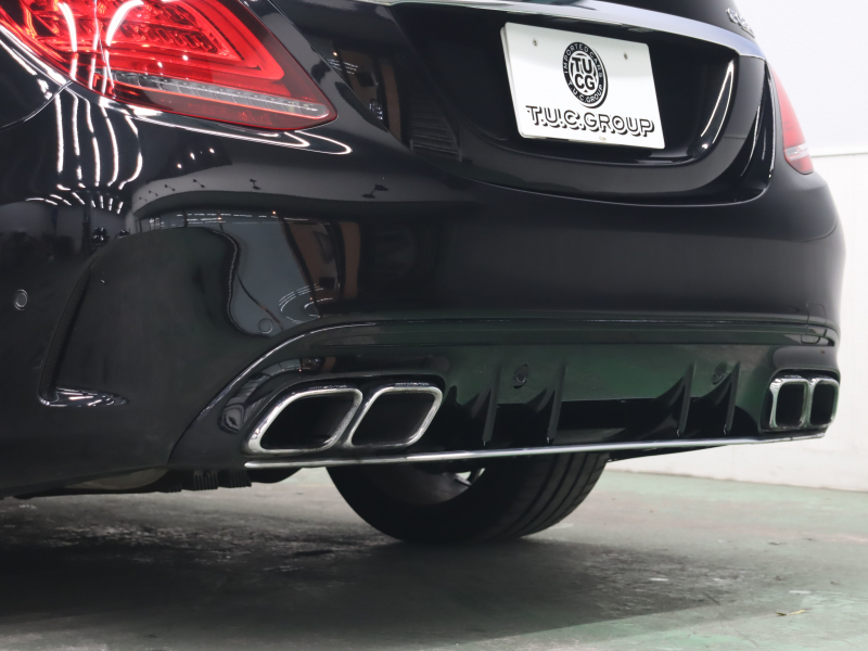 AMG Cクラス C63s ﾚｰﾀﾞｰ&ｺﾝﾌｫP　後期 黒革 ｼｰﾄﾋｰﾀｰ 純正ﾅﾋﾞTV Carplay Bｶﾒﾗ Brumester LED 自動Rｹﾞｰﾄ AMGｽﾀｲﾘﾝｸﾞPKG AMGﾄﾞﾗｲﾊﾞｰｽPKG AMGﾊﾟﾌｫｰﾏﾝｽｴｸﾞｿﾞｰｽﾄ AMG強化ﾌﾞﾚｰｷ AMG19ｲﾝﾁAW(ﾏｯﾄﾌﾞﾗｯｸ)　2年保証