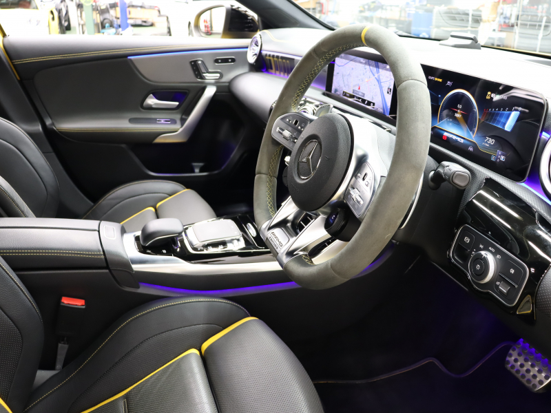 AMG Aクラス A45S 4MATIC+ Edition1 AMGｱﾄﾞﾊﾞﾝｽﾄﾞ&ﾊﾟﾌｫｰﾏﾝｽPKG　200台限定車 黒/灰革 ﾍﾞﾝﾁﾚｰﾀｰ 純正ﾅﾋﾞTV HUD 360ｶﾒﾗ ｱﾄﾞﾊﾞﾝｽﾄﾞｻｳﾝﾄﾞ LEDﾍｯﾄﾞﾗｲﾄ AMGﾊﾟﾌｫｰﾏﾝｽEX AMGﾊﾟﾌｫｰﾏﾝｽｼｰﾄ 専用ｲﾝﾃﾘｱﾄﾘﾑ 専用ｴｱﾛ＆19AW　2年保証