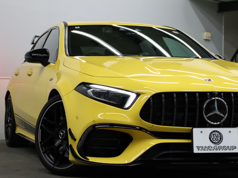 AMG Aクラス A45S 4MATIC+ Edition1 AMGｱﾄﾞﾊﾞﾝｽﾄﾞ&ﾊﾟﾌｫｰﾏﾝｽPKG　200台限定車 黒/灰革 ﾍﾞﾝﾁﾚｰﾀｰ 純正ﾅﾋﾞTV HUD 360ｶﾒﾗ ｱﾄﾞﾊﾞﾝｽﾄﾞｻｳﾝﾄﾞ LEDﾍｯﾄﾞﾗｲﾄ AMGﾊﾟﾌｫｰﾏﾝｽEX AMGﾊﾟﾌｫｰﾏﾝｽｼｰﾄ 専用ｲﾝﾃﾘｱﾄﾘﾑ 専用ｴｱﾛ＆19AW　2年保証