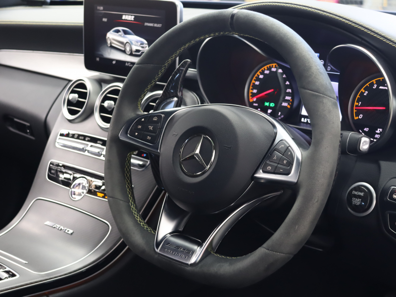 AMG Cクラス C63sｸｰﾍﾟ Edition1 ﾚｰﾀﾞｰSP　特別仕様車 ED1専用ﾊﾟﾌｫｰﾏﾝｽｼｰﾄ(ﾌﾞﾗｯｸ/ｲｴﾛｰｽﾃｯﾁ) 純正ﾅﾋﾞTV ﾌﾞﾙﾒｽﾀｰS Bｶﾒﾗ 自動Rｹﾞｰﾄ&ﾊﾝｽﾞﾌﾘｰA ED1専用ｴｸｽﾃﾘｱ AMGﾊﾟﾌｫｰﾏﾝｽEX AMG専用ｴｱﾛ&19/20AW(ﾏｯﾄﾌﾞﾗｯｸ)　2年保証