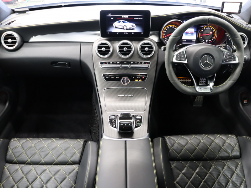 AMG Cクラス C63sｸｰﾍﾟ Edition1 ﾚｰﾀﾞｰSP　特別仕様車 ED1専用ﾊﾟﾌｫｰﾏﾝｽｼｰﾄ(ﾌﾞﾗｯｸ/ｲｴﾛｰｽﾃｯﾁ) 純正ﾅﾋﾞTV ﾌﾞﾙﾒｽﾀｰS Bｶﾒﾗ 自動Rｹﾞｰﾄ&ﾊﾝｽﾞﾌﾘｰA ED1専用ｴｸｽﾃﾘｱ AMGﾊﾟﾌｫｰﾏﾝｽEX AMG専用ｴｱﾛ&19/20AW(ﾏｯﾄﾌﾞﾗｯｸ)　2年保証