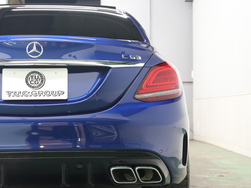 AMG Cクラス C63 ｴｸｽｸﾙｰｼﾌﾞ& ﾚｰﾀﾞｰSP　後期 赤革 ﾊﾟﾉﾗﾏSR ｼｰﾄﾋｰﾀｰ HDDﾅﾋﾞTV Carplay Bｶﾒﾗ Brumesterｻｳﾝﾄﾞ LEDﾗｲﾄ 自動Rｹﾞｰﾄ AMGｽﾀｲﾘﾝｸﾞPKG AMG強化ﾌﾞﾚｰｷ AMG19ｲﾝﾁAW　2年保証付