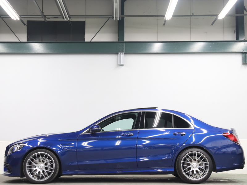 AMG Cクラス C63 ｴｸｽｸﾙｰｼﾌﾞ& ﾚｰﾀﾞｰSP　後期 赤革 ﾊﾟﾉﾗﾏSR ｼｰﾄﾋｰﾀｰ HDDﾅﾋﾞTV Carplay Bｶﾒﾗ Brumesterｻｳﾝﾄﾞ LEDﾗｲﾄ 自動Rｹﾞｰﾄ AMGｽﾀｲﾘﾝｸﾞPKG AMG強化ﾌﾞﾚｰｷ AMG19ｲﾝﾁAW　2年保証付