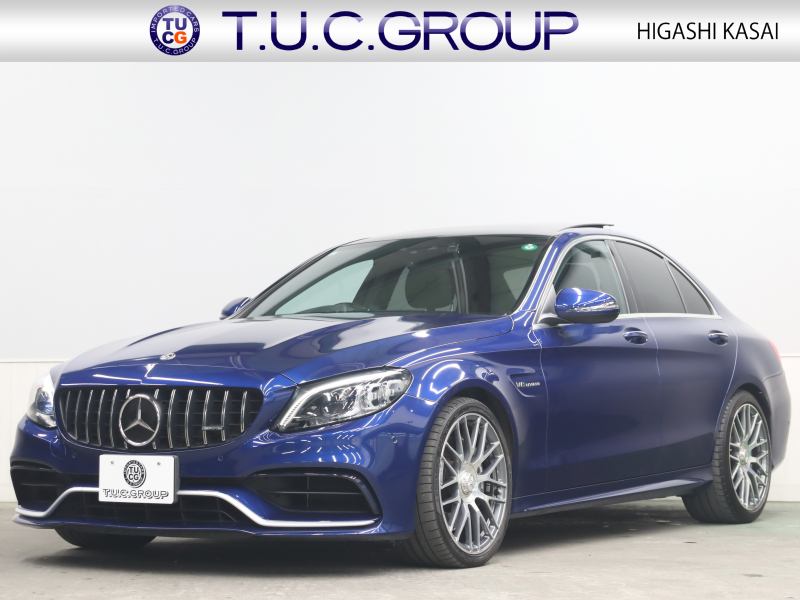 AMG Cクラス C63 ｴｸｽｸﾙｰｼﾌﾞ& ﾚｰﾀﾞｰSP　後期 赤革 ﾊﾟﾉﾗﾏSR ｼｰﾄﾋｰﾀｰ HDDﾅﾋﾞTV Carplay Bｶﾒﾗ Brumesterｻｳﾝﾄﾞ LEDﾗｲﾄ 自動Rｹﾞｰﾄ AMGｽﾀｲﾘﾝｸﾞPKG AMG強化ﾌﾞﾚｰｷ AMG19ｲﾝﾁAW　2年保証付