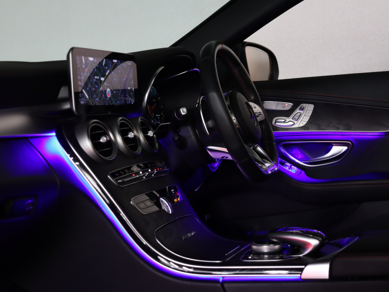 AMG Cクラス C63 ｴｸｽｸﾙｰｼﾌﾞ& ﾚｰﾀﾞｰSP　後期 赤革 ﾊﾟﾉﾗﾏSR ｼｰﾄﾋｰﾀｰ HDDﾅﾋﾞTV Carplay Bｶﾒﾗ Brumesterｻｳﾝﾄﾞ LEDﾗｲﾄ 自動Rｹﾞｰﾄ AMGｽﾀｲﾘﾝｸﾞPKG AMG強化ﾌﾞﾚｰｷ AMG19ｲﾝﾁAW　2年保証付