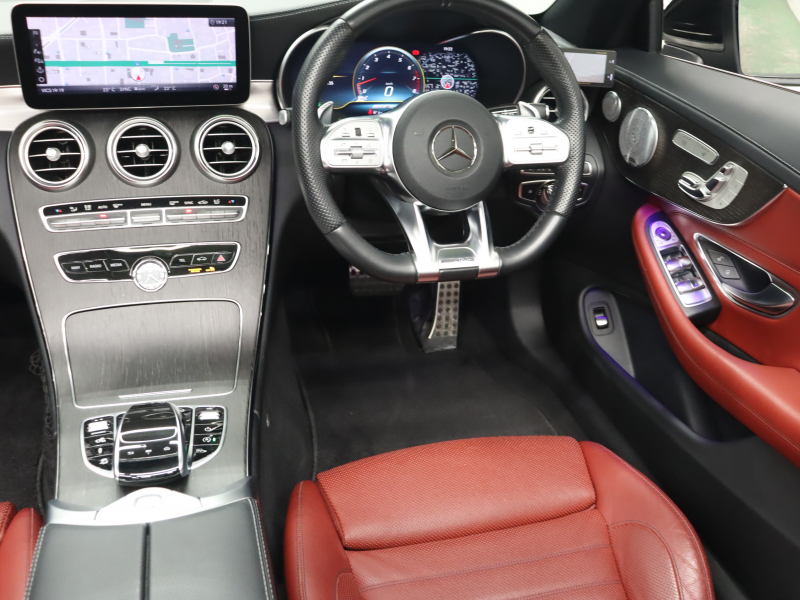 AMG Cクラス C43 4MATIC ｶﾌﾞﾘｵﾚ ﾚｰﾀﾞｰSP　赤革 ｴｱｽｶｰﾌ 赤幌 純正ﾅﾋﾞTV ﾌﾞﾙﾒｽﾀｰS Bｶﾒﾗ LEDﾍｯﾄﾞﾗｲﾄ AMGｻｽﾍﾟﾝｼｮﾝ AMGｴｸﾞｿﾞｰｽﾄ AMGｽﾎﾟｰﾂｽﾃｱﾘﾝｸﾞ AMG強化ﾌﾞﾚｰｷ AMGｽﾀｲﾘﾝｸﾞﾊﾟｯｹｰｼﾞ AMG19ｲﾝﾁAW(ﾌﾞﾗｯｸ)　2年保証付