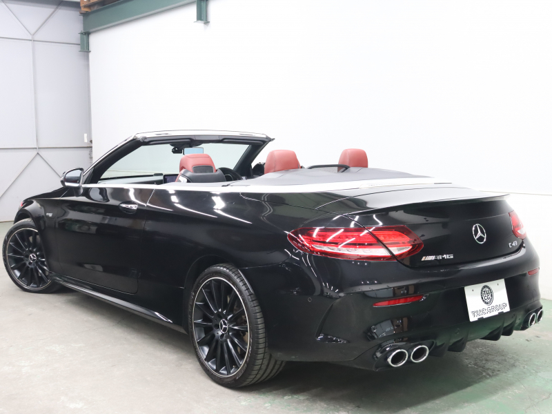 AMG Cクラス C43 4MATIC ｶﾌﾞﾘｵﾚ ﾚｰﾀﾞｰSP　赤革 ｴｱｽｶｰﾌ 赤幌 純正ﾅﾋﾞTV ﾌﾞﾙﾒｽﾀｰS Bｶﾒﾗ LEDﾍｯﾄﾞﾗｲﾄ AMGｻｽﾍﾟﾝｼｮﾝ AMGｴｸﾞｿﾞｰｽﾄ AMGｽﾎﾟｰﾂｽﾃｱﾘﾝｸﾞ AMG強化ﾌﾞﾚｰｷ AMGｽﾀｲﾘﾝｸﾞﾊﾟｯｹｰｼﾞ AMG19ｲﾝﾁAW(ﾌﾞﾗｯｸ)　2年保証付