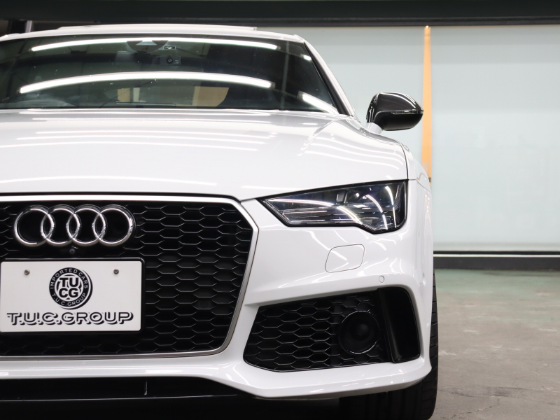 アウディ RS7 ｽﾎﾟｰﾂﾊﾞｯｸ ﾌﾞﾗｯｸｽﾀｲﾘﾝｸﾞPKG　後期ﾓﾃﾞﾙ  黒革 ｽﾎﾟｰﾂｼｰﾄ ｻﾝﾙｰﾌ ｱﾙｶﾝﾀﾗﾙｰﾌ MMIﾅﾋﾞ TV BOSEｻｳﾝﾄﾞ Bｶﾒﾗ Carplay ﾏﾄﾘｸｽLEDﾍｯﾄﾞﾗｲﾄ ｶｰﾎﾞﾝｲﾝﾃﾘｱ&ﾐﾗｰ ﾚｯﾄﾞｷｬﾘﾊﾟｰ RSｽﾎﾟｰﾂｴｷｿﾞｰｽﾄ 純正21ｲﾝﾁAW　2年保証