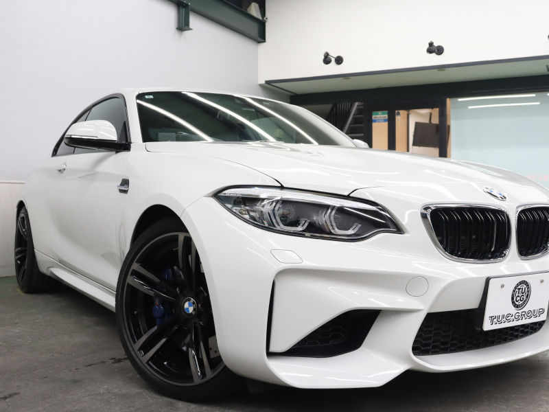 BMW Mシリーズ M2 ﾍﾞｰｽｸﾞﾚｰﾄﾞ　後期LCI ｺﾝﾌｫｰﾄA ｲﾝﾃﾘｼﾞｪﾝﾄS 黒革 純正Idriveﾅﾋﾞ Bｶﾒﾗ LEDﾍｯﾄﾞﾗｲﾄ ｶｰﾎﾞﾝｲﾝﾃﾘｱ ﾃﾞｭｱﾙｴｷｿﾞｰｽﾄﾃｰﾙﾊﾟｲﾌﾟ Mｽﾎﾟｰﾂｽﾃｱﾘﾝｸﾞ Mﾌﾞﾚｰｷｷｬﾘﾊﾟｰ Mｴｱﾛ&19ｲﾝﾁAW　2年保証付