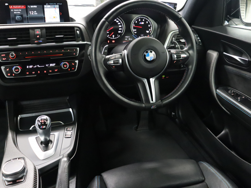 BMW Mシリーズ M2 ﾍﾞｰｽｸﾞﾚｰﾄﾞ　後期LCI ｺﾝﾌｫｰﾄA ｲﾝﾃﾘｼﾞｪﾝﾄS 黒革 純正Idriveﾅﾋﾞ Bｶﾒﾗ LEDﾍｯﾄﾞﾗｲﾄ ｶｰﾎﾞﾝｲﾝﾃﾘｱ ﾃﾞｭｱﾙｴｷｿﾞｰｽﾄﾃｰﾙﾊﾟｲﾌﾟ Mｽﾎﾟｰﾂｽﾃｱﾘﾝｸﾞ Mﾌﾞﾚｰｷｷｬﾘﾊﾟｰ Mｴｱﾛ&19ｲﾝﾁAW　2年保証付