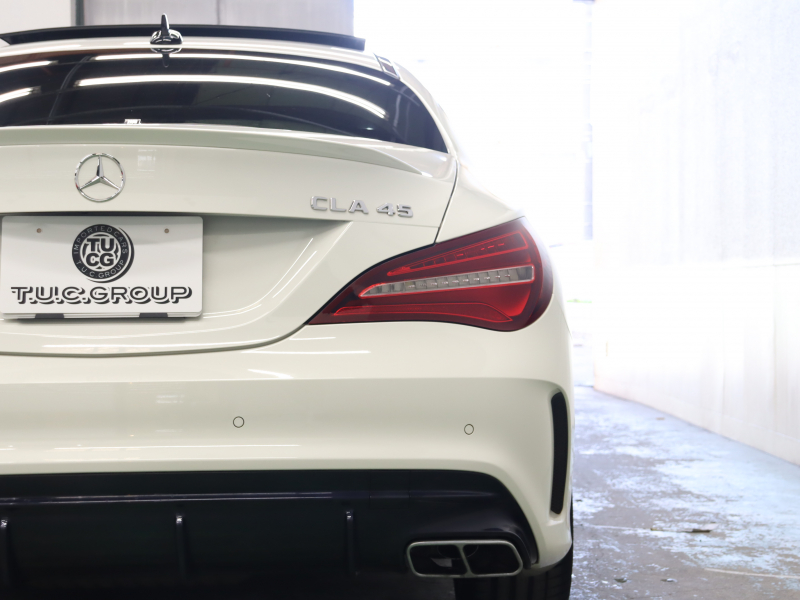 AMG CLAクラス CLA45 4MATIC AMGｱﾄﾞﾊﾞﾝｽﾄﾞ＆ ﾚｰﾀﾞｰSP　黒革 ｼｰﾄﾋｰﾀｰ 純正HDDﾅﾋﾞTV harman/kardon Bluetooth Carplay Bｶﾒﾗ LEDﾍｯﾄﾞﾗｲﾄ AMGｻｽﾍﾟﾝｼｮﾝ AMG強化ﾌﾞﾚｰｷ AMGﾊﾟﾌｫﾏﾝｽｽﾃｱﾘﾝｸﾞ AMGｴｱﾛ&AMG18AW　2年保証付