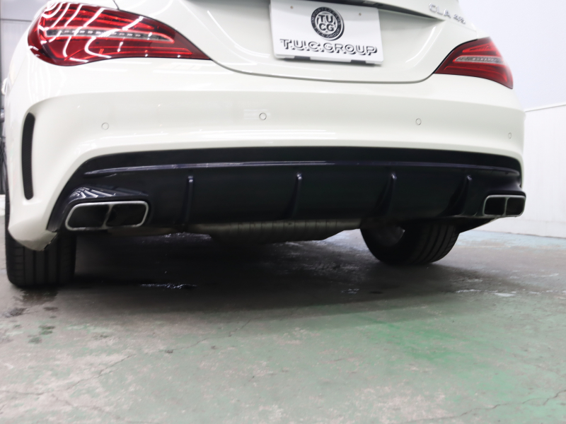 AMG CLAクラス CLA45 4MATIC AMGｱﾄﾞﾊﾞﾝｽﾄﾞ＆ ﾚｰﾀﾞｰSP　黒革 ｼｰﾄﾋｰﾀｰ 純正HDDﾅﾋﾞTV harman/kardon Bluetooth Carplay Bｶﾒﾗ LEDﾍｯﾄﾞﾗｲﾄ AMGｻｽﾍﾟﾝｼｮﾝ AMG強化ﾌﾞﾚｰｷ AMGﾊﾟﾌｫﾏﾝｽｽﾃｱﾘﾝｸﾞ AMGｴｱﾛ&AMG18AW　2年保証付