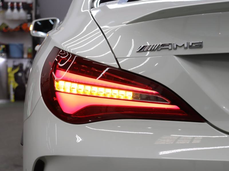 AMG CLAクラス CLA45 4MATIC AMGｱﾄﾞﾊﾞﾝｽﾄﾞ＆ ﾚｰﾀﾞｰSP　黒革 ｼｰﾄﾋｰﾀｰ 純正HDDﾅﾋﾞTV harman/kardon Bluetooth Carplay Bｶﾒﾗ LEDﾍｯﾄﾞﾗｲﾄ AMGｻｽﾍﾟﾝｼｮﾝ AMG強化ﾌﾞﾚｰｷ AMGﾊﾟﾌｫﾏﾝｽｽﾃｱﾘﾝｸﾞ AMGｴｱﾛ&AMG18AW　2年保証付