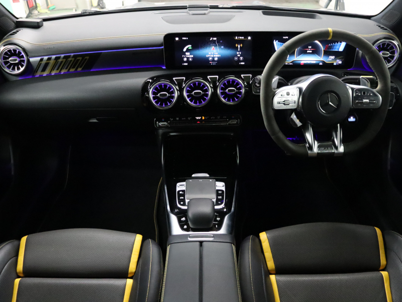 AMG Aクラス A45S 4MATIC+ Edition1 AMGｱﾄﾞﾊﾞﾝｽﾄﾞ&ﾊﾟﾌｫｰﾏﾝｽPKG　200台限定車 黒/灰革 ﾍﾞﾝﾁﾚｰﾀｰ 純正ﾅﾋﾞTV HUD 360ｶﾒﾗ ｱﾄﾞﾊﾞﾝｽﾄﾞｻｳﾝﾄﾞ LEDﾍｯﾄﾞﾗｲﾄ AMGﾊﾟﾌｫｰﾏﾝｽEX AMGﾊﾟﾌｫｰﾏﾝｽｼｰﾄ 専用ｲﾝﾃﾘｱﾄﾘﾑ 専用ｴｱﾛ＆19AW　2年保証