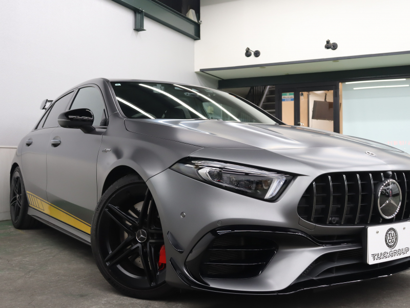 AMG Aクラス A45S 4MATIC+ Edition1 AMGｱﾄﾞﾊﾞﾝｽﾄﾞ&ﾊﾟﾌｫｰﾏﾝｽPKG　200台限定車 黒/灰革 ﾍﾞﾝﾁﾚｰﾀｰ 純正ﾅﾋﾞTV HUD 360ｶﾒﾗ ｱﾄﾞﾊﾞﾝｽﾄﾞｻｳﾝﾄﾞ LEDﾍｯﾄﾞﾗｲﾄ AMGﾊﾟﾌｫｰﾏﾝｽEX AMGﾊﾟﾌｫｰﾏﾝｽｼｰﾄ 専用ｲﾝﾃﾘｱﾄﾘﾑ 専用ｴｱﾛ＆19AW　2年保証