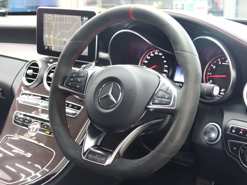 AMG Cクラス C63S Edition1 ｴｸｽｸﾙｰｼﾌﾞ&ﾚｰﾀﾞｰSP　350台限定車 1ｵｰﾅｰ 510ps  Pｽﾀ ECO 専用ｼｰﾄ HDDﾅﾋﾞTV Brumesterｻｳﾝﾄﾞ 自動ﾄﾗﾝｸ&ﾌｯﾄﾄﾗﾝｸOPﾅｰ ﾊﾟﾌｫｰﾏﾝｽEX ﾊﾟﾌｫｰﾏﾝｽｽﾃｱﾘﾝｸﾞ AMGｴｱﾛ&専用19AW　2年保証付