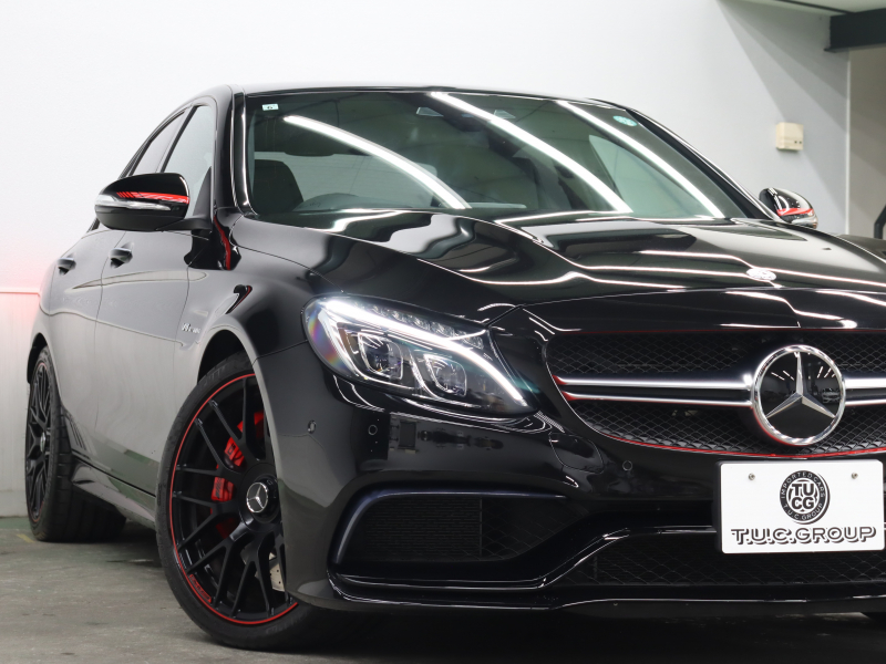 AMG Cクラス C63S Edition1 ｴｸｽｸﾙｰｼﾌﾞ&ﾚｰﾀﾞｰSP　350台限定車 1ｵｰﾅｰ 510ps  Pｽﾀ ECO 専用ｼｰﾄ HDDﾅﾋﾞTV Brumesterｻｳﾝﾄﾞ 自動ﾄﾗﾝｸ&ﾌｯﾄﾄﾗﾝｸOPﾅｰ ﾊﾟﾌｫｰﾏﾝｽEX ﾊﾟﾌｫｰﾏﾝｽｽﾃｱﾘﾝｸﾞ AMGｴｱﾛ&専用19AW　2年保証付