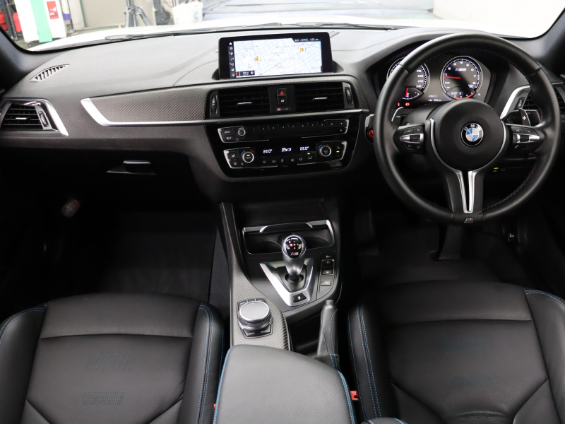 BMW Mシリーズ M2 ｺﾝﾍﾟﾃｨｼｮﾝ　1ｵﾅ 後期LCI ｺﾝﾌｫｰﾄA ｲﾝﾃﾘｼﾞｪﾝﾄS 黒革 純正Idriveﾅﾋﾞ harman/kardonｻｳﾝﾄﾞ Bｶﾒﾗ LEDﾍｯﾄﾞﾗｲﾄ Mｽﾎﾟｰﾂﾚｻﾞｰｽﾃｱﾘﾝｸﾞ Mｽﾎﾟｰﾂｴｷｿﾞｰｽﾄ Mﾌﾞﾚｰｷｷｬﾘﾊﾟｰ Mｴｱﾛ&19ｲﾝﾁAW　2年保証付