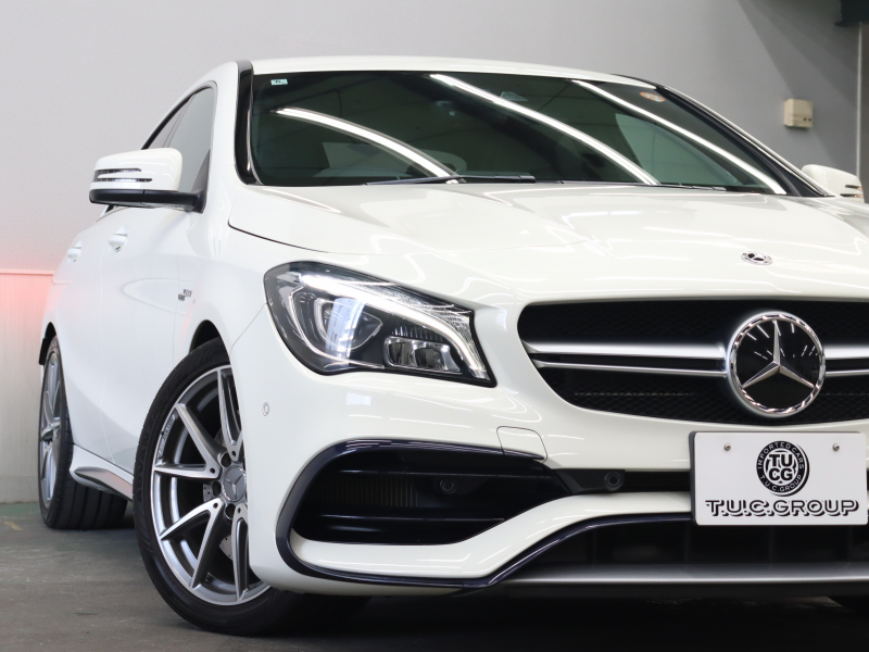 AMG CLAクラス CLA45 4MATIC AMGｱﾄﾞﾊﾞﾝｽﾄﾞ&ﾚｰﾀﾞｰSP　AMGﾊﾟﾌｫｰﾏﾝｽｼｰﾄ 黒革 ｼｰﾄﾋｰﾀｰ 純正HDDﾅﾋﾞTV Bluetooth Carplay Bｶﾒﾗ LEDﾊｲﾊﾟﾌｫｰﾏﾝｽﾍｯﾄﾞﾗｲﾄ AMGﾊﾟﾌｫｰﾏﾝｽEX AMGｻｽﾍﾟﾝｼｮﾝ  AMGｴｱﾛ&18ｲﾝﾁAW　2年保証付