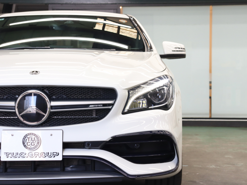 AMG CLAクラス CLA45 4MATIC AMGｱﾄﾞﾊﾞﾝｽﾄﾞ&ﾚｰﾀﾞｰSP　AMGﾊﾟﾌｫｰﾏﾝｽｼｰﾄ 黒革 ｼｰﾄﾋｰﾀｰ 純正HDDﾅﾋﾞTV Bluetooth Carplay Bｶﾒﾗ LEDﾊｲﾊﾟﾌｫｰﾏﾝｽﾍｯﾄﾞﾗｲﾄ AMGﾊﾟﾌｫｰﾏﾝｽEX AMGｻｽﾍﾟﾝｼｮﾝ  AMGｴｱﾛ&18ｲﾝﾁAW　2年保証付