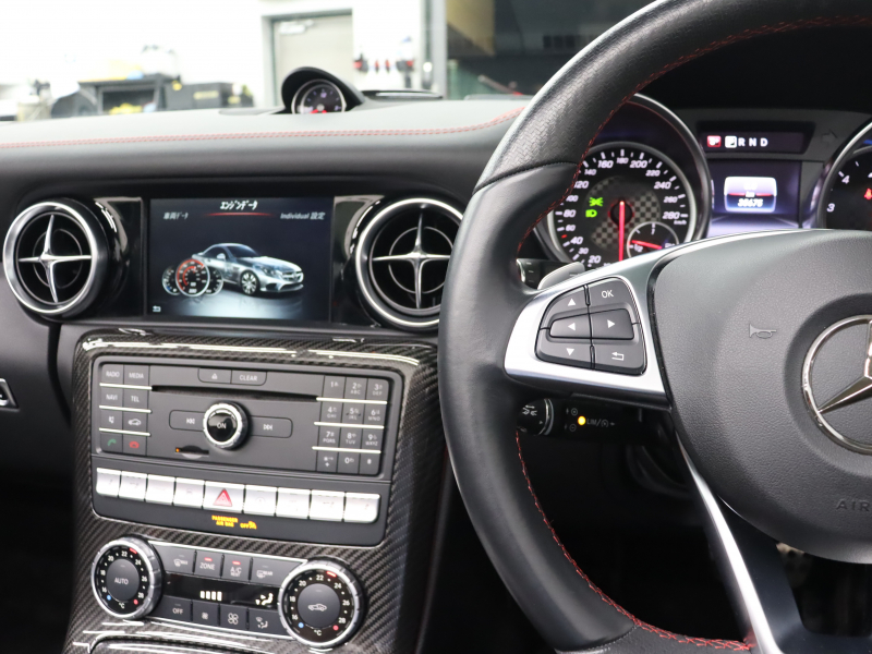 AMG SLC SLC43 ﾚｯﾄﾞｱｰﾄEdition ﾚｰﾀﾞｰSP　黒/銀革 ｴｱｽｶｰﾌ ﾋｰﾀｰ 純正ﾅﾋﾞTV Bｶﾒﾗ Carplay LEDｲﾝﾃﾘｼﾞｪﾝﾄﾗｲﾄ ﾚｯﾄﾞｱｸｾﾝﾄﾊﾟｰﾂ AMGｽﾎﾟｰﾂｻｽﾍﾟﾝｼｮﾝ AMGﾊﾟﾌｫｰﾏﾝｽｽﾃｱﾘﾝｸﾞ AMGｶｰﾎﾞﾝｲﾝﾃﾘｱ AMGｶｰﾎﾞﾝｴｱﾛ&18AW　2年保証付