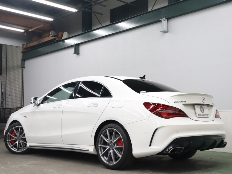 AMG CLAクラス CLA45 4MATIC AMGｱﾄﾞﾊﾞﾝｽﾄﾞ&ﾚｰﾀﾞｰSP　AMGﾊﾟﾌｫｰﾏﾝｽｼｰﾄ 黒革 ｼｰﾄﾋｰﾀｰ 純正HDDﾅﾋﾞTV Bluetooth Carplay Bｶﾒﾗ LEDﾊｲﾊﾟﾌｫｰﾏﾝｽﾍｯﾄﾞﾗｲﾄ AMGﾊﾟﾌｫｰﾏﾝｽEX AMGｻｽﾍﾟﾝｼｮﾝ  AMGｴｱﾛ&18ｲﾝﾁAW　2年保証付