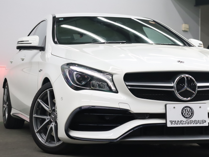AMG CLAクラス CLA45 4MATIC AMGｱﾄﾞﾊﾞﾝｽﾄﾞ&ﾚｰﾀﾞｰSP　AMGﾊﾟﾌｫｰﾏﾝｽｼｰﾄ 黒革 ｼｰﾄﾋｰﾀｰ 純正HDDﾅﾋﾞTV Bluetooth Carplay Bｶﾒﾗ LEDﾊｲﾊﾟﾌｫｰﾏﾝｽﾍｯﾄﾞﾗｲﾄ AMGﾊﾟﾌｫｰﾏﾝｽEX AMGｻｽﾍﾟﾝｼｮﾝ  AMGｴｱﾛ&18ｲﾝﾁAW　2年保証付