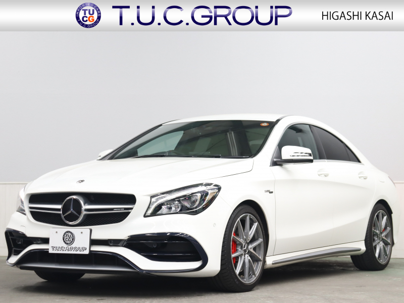 AMG CLAクラス CLA45 4MATIC AMGｱﾄﾞﾊﾞﾝｽﾄﾞ&ﾚｰﾀﾞｰSP　AMGﾊﾟﾌｫｰﾏﾝｽｼｰﾄ 黒革 ｼｰﾄﾋｰﾀｰ 純正HDDﾅﾋﾞTV Bluetooth Carplay Bｶﾒﾗ LEDﾊｲﾊﾟﾌｫｰﾏﾝｽﾍｯﾄﾞﾗｲﾄ AMGﾊﾟﾌｫｰﾏﾝｽEX AMGｻｽﾍﾟﾝｼｮﾝ  AMGｴｱﾛ&18ｲﾝﾁAW　2年保証付