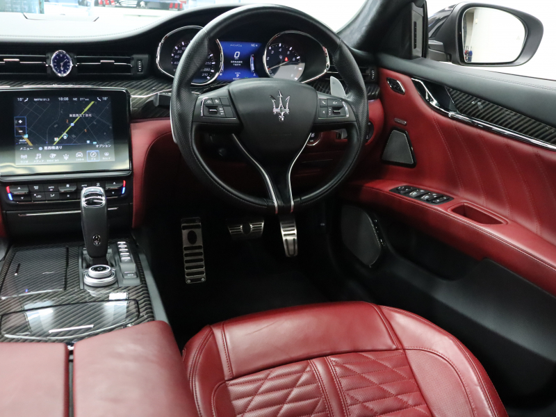 マセラティ クアトロポルテ S ｸﾞﾗﾝｽﾎﾟｰﾂ　後期 赤革 ﾍﾞﾝﾁﾚｰﾀｰ ﾋｰﾀｰ ｻﾝﾙｰﾌ ﾅﾋﾞTV 360ｶﾒﾗ Bowers&Wilkineｻｳﾝﾄﾞ ACC ﾄﾗｲﾃﾞﾝﾄｽﾃｯﾁ 自動Rｹﾞｰﾄ&ﾊﾝｽﾞﾌﾘｰA ｽｶｲﾌｯｸｻｽﾍﾟﾝｼｮﾝ ｶｰﾎﾞﾝｲﾝﾃﾘｱﾄﾘﾑ ﾚｯﾄﾞｷｬﾘﾊﾟｰ 純正21ｲﾝﾁAW(ｱﾄﾗﾝﾃ) 　2年保証付