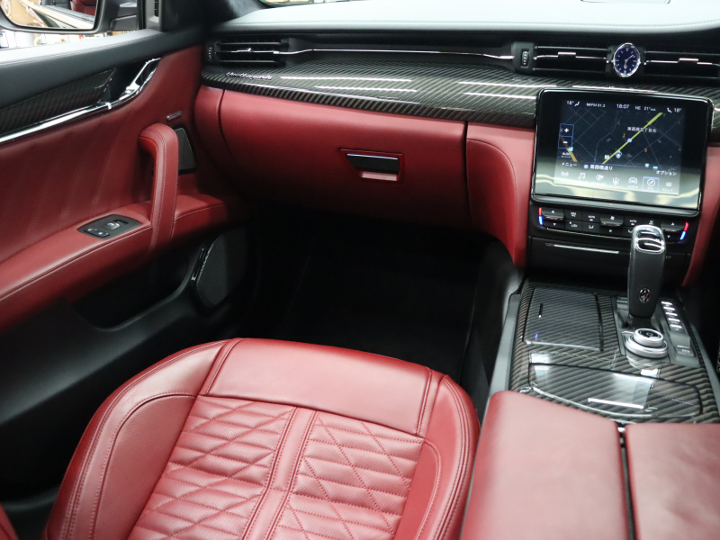 マセラティ クアトロポルテ S ｸﾞﾗﾝｽﾎﾟｰﾂ　後期 赤革 ﾍﾞﾝﾁﾚｰﾀｰ ﾋｰﾀｰ ｻﾝﾙｰﾌ ﾅﾋﾞTV 360ｶﾒﾗ Bowers&Wilkineｻｳﾝﾄﾞ ACC ﾄﾗｲﾃﾞﾝﾄｽﾃｯﾁ 自動Rｹﾞｰﾄ&ﾊﾝｽﾞﾌﾘｰA ｽｶｲﾌｯｸｻｽﾍﾟﾝｼｮﾝ ｶｰﾎﾞﾝｲﾝﾃﾘｱﾄﾘﾑ ﾚｯﾄﾞｷｬﾘﾊﾟｰ 純正21ｲﾝﾁAW(ｱﾄﾗﾝﾃ) 　2年保証付